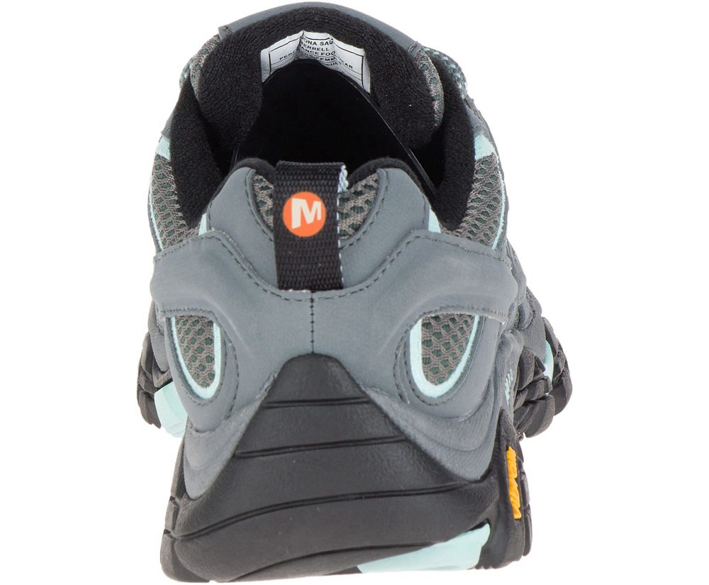 Buty Trekkingowe Merrell Damskie Szare - Moab 2 Gore-Tex® - 481390-ZIX